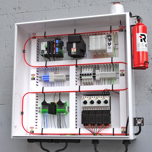 01 Reacton Direct Release System Electrical Cabinet 02